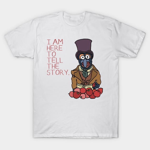 Muppet Christmas Carol - Gonzo (Rizzo also available) T-Shirt by JennyGreneIllustration